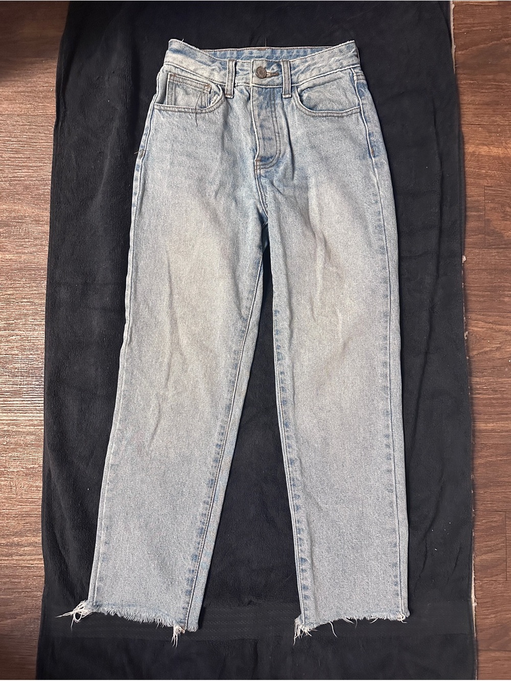Brandy Melville Light Blue Straight Leg Jeans